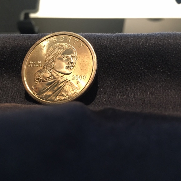 2000 P Sacagawea Dollar ~ With Eagle In Flight Reverse 204924645657 - Picture 1 of 3